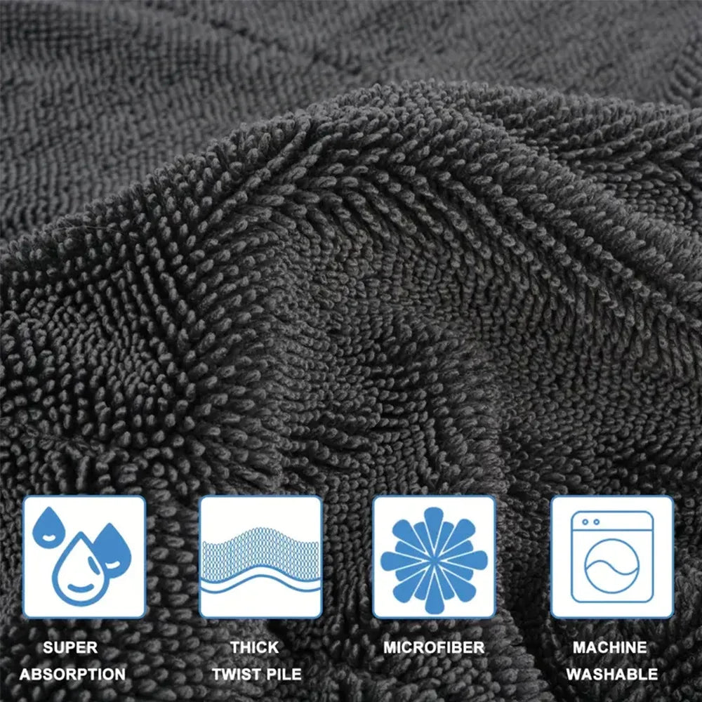 Ultra-Absorbent Microfiber Car Drying Towel - 4