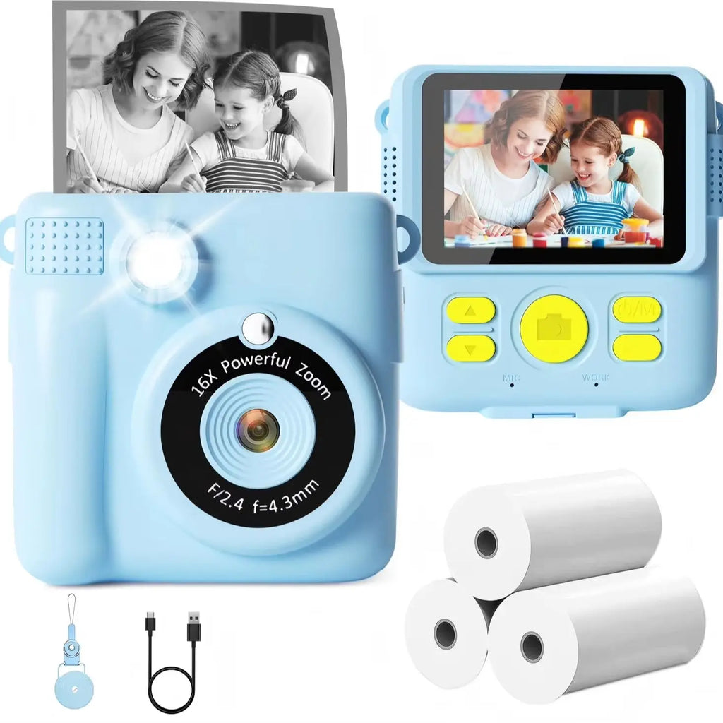 Instant Print Camera for Kids