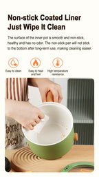 Compact Electric Multi-Cooker for Quick Home Meals