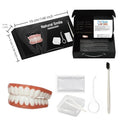 Complete Denture Set with Storage Case and Cleaning Kit