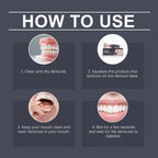 Waterproof Zinc-Free Denture Adhesive for All-Day Hold