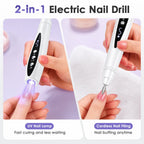 2-in-1 Electric Nail Drill and UV Curing Lamp