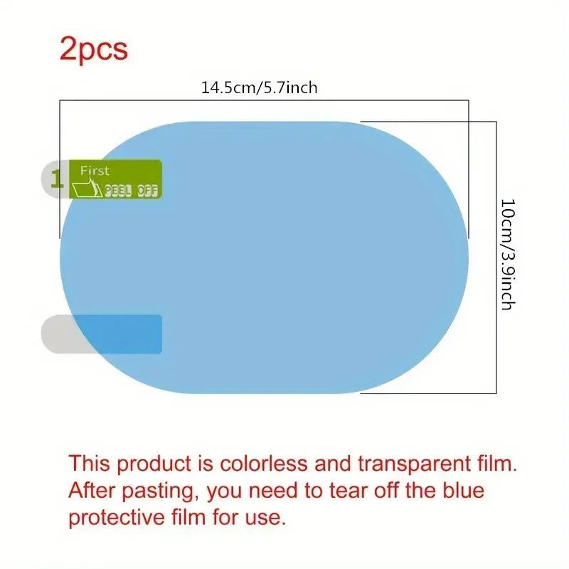 Anti-Fog Rainproof Rearview Mirror Film for Safer Driving
