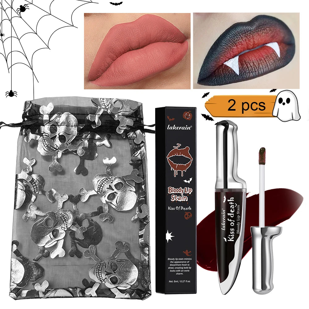 Bloody Matte Liquid Lip Stain for Halloween and Gothic Makeup - 18