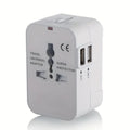 Universal Worldwide Travel Adapter with Dual USB Ports