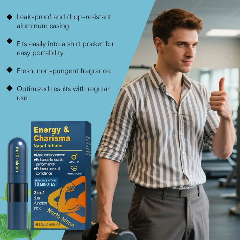 Refreshing Male Energy and Performance Nasal Inhaler
