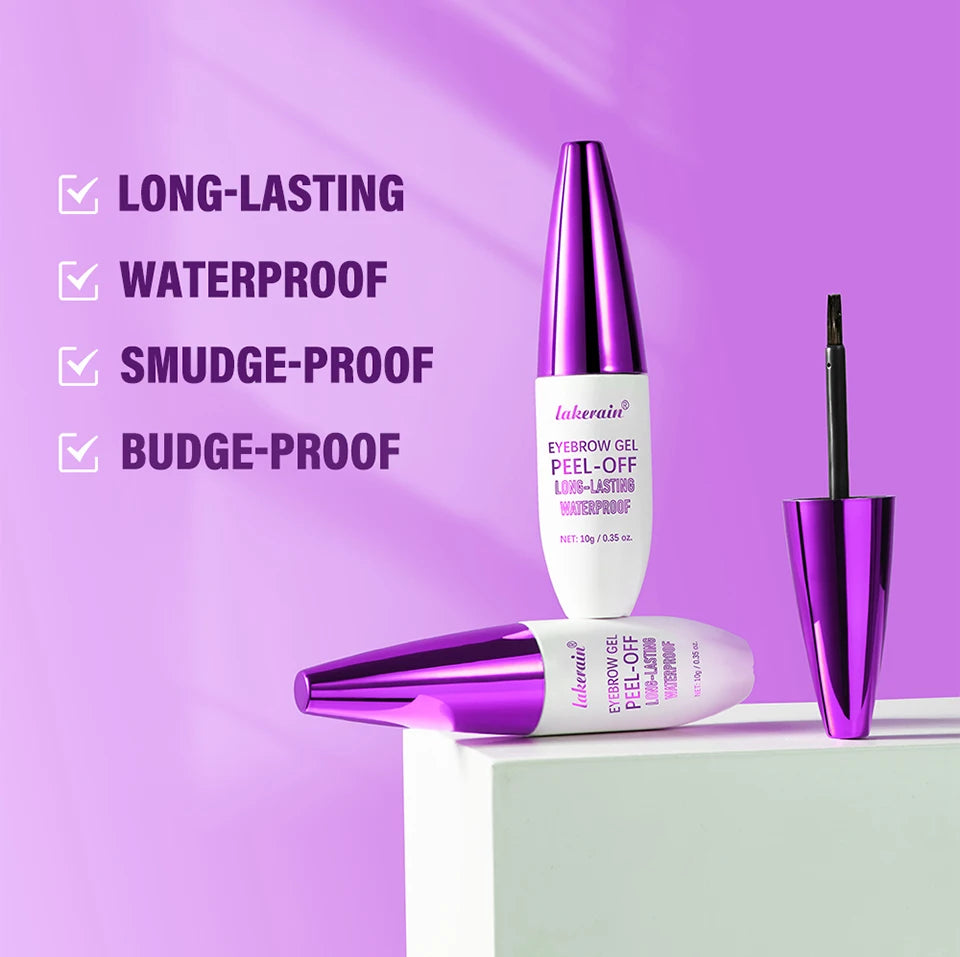 Long-Lasting Waterproof Peel-Off Eyebrow Tint Gel - 10