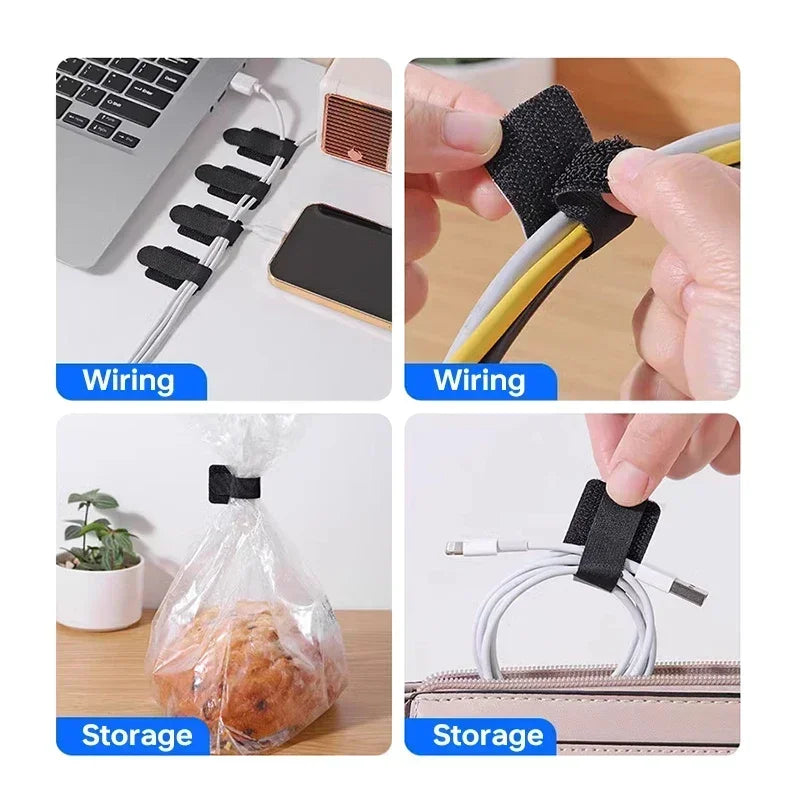 Reusable Adhesive Cable Management Straps
