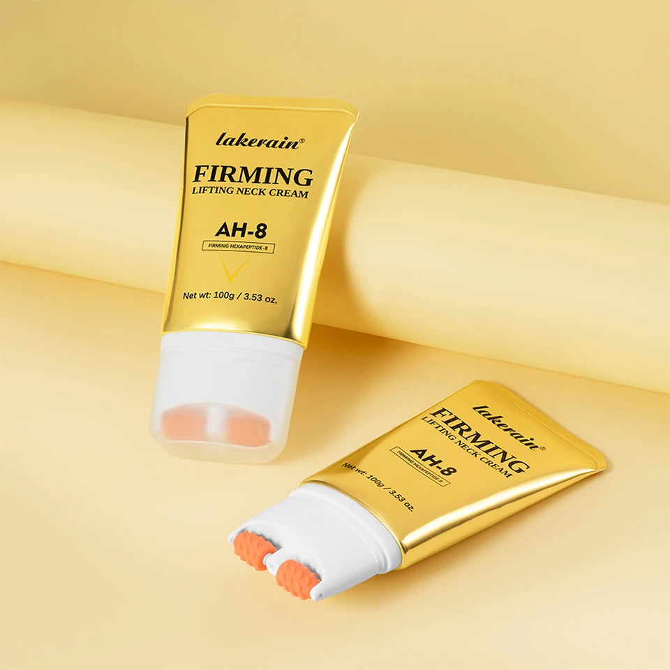 Firming Lifting Neck Cream with Integrated Massage Roller