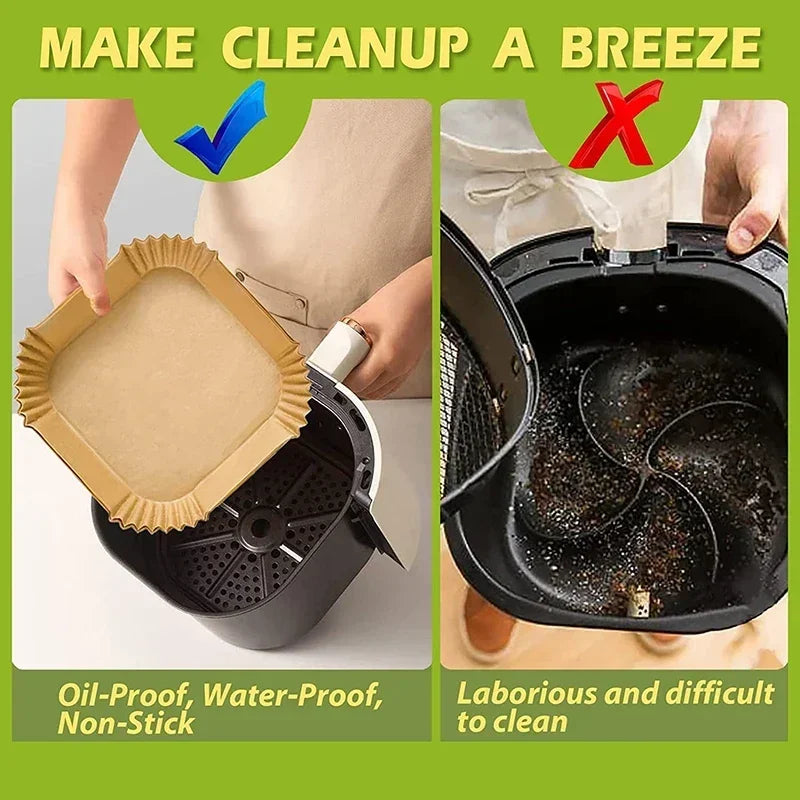 Non-Stick Disposable Air Fryer Paper Liners