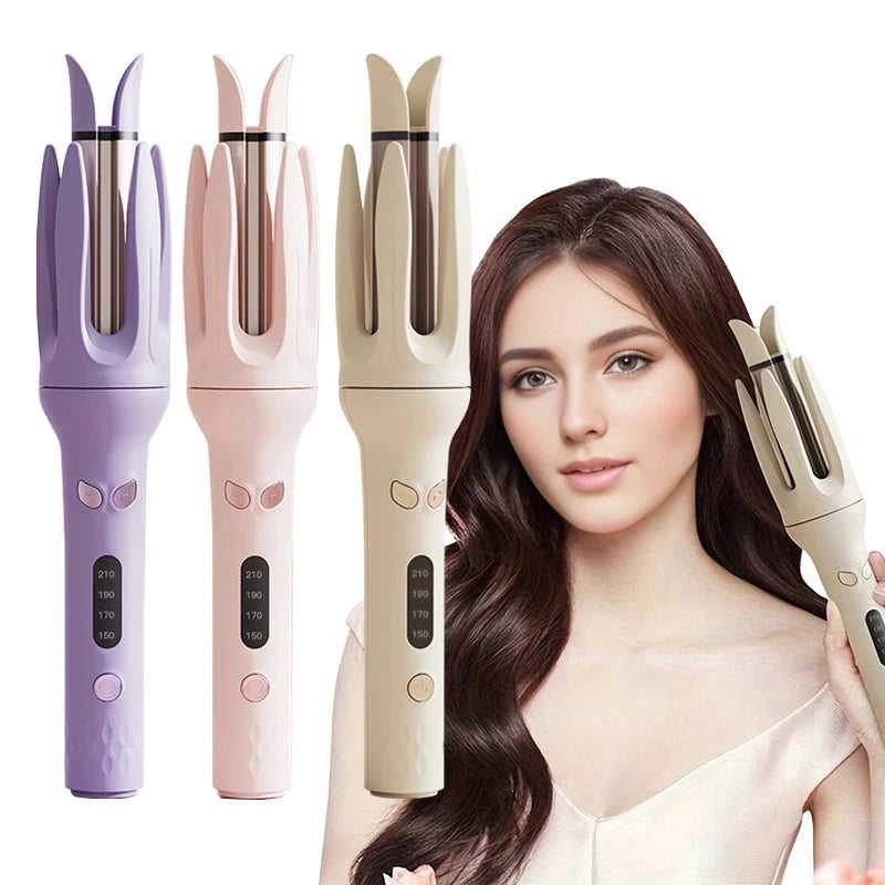 Automatic Rotating Hair Curler for Effortless Waves - 1