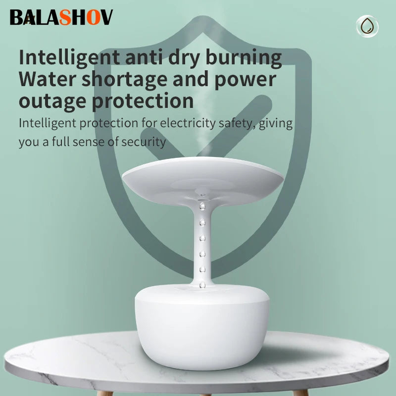 Anti-Gravity LED Water Drop Humidifier - 2