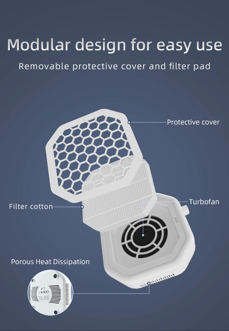 Rechargeable Cordless Nail Dust Collector for Manicures - 14