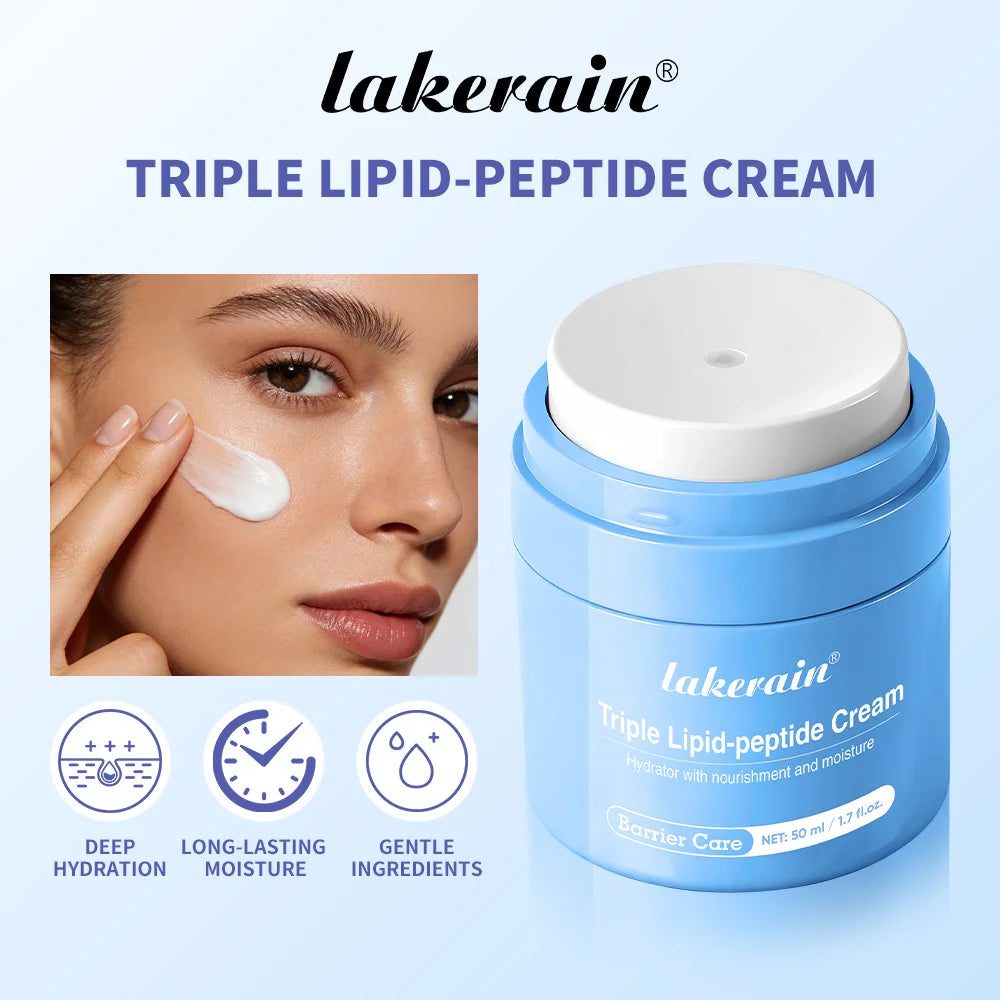 Triple Lipid Peptide Moisturizing Cream for Dry and Sensitive Skin