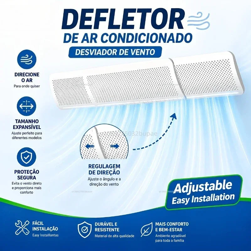 Adjustable Anti-Direct Blow Air Conditioner Wind Deflector