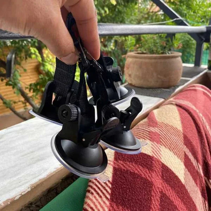 Heavy-Duty Suction Cup Anchor Hooks for Camping and Travel - 4