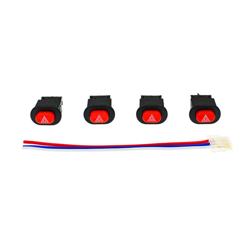 Motorcycle Hazard Light Double Flash Emergency Switch