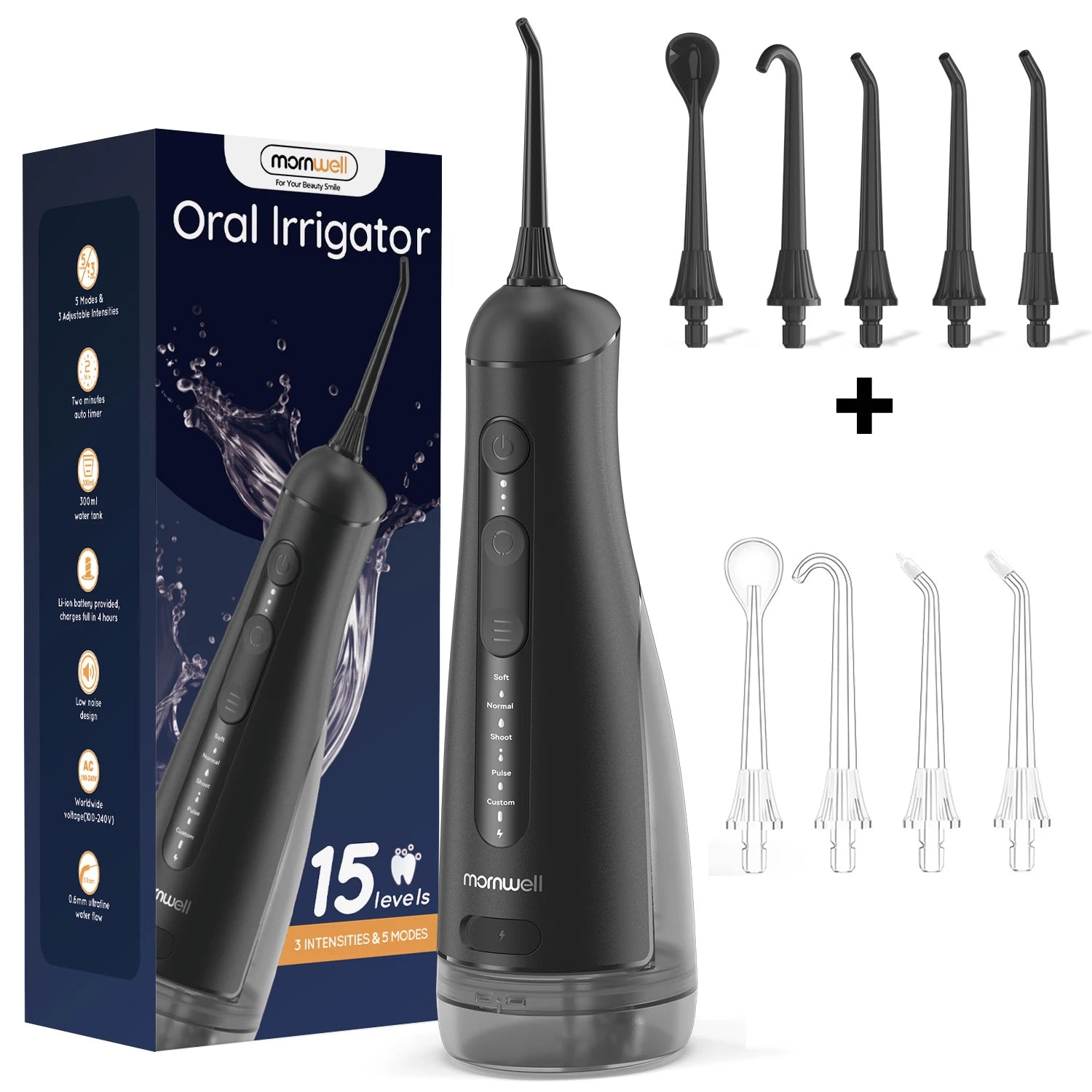Portable Electric Cordless Water Flosser for Teeth Cleaning - 17