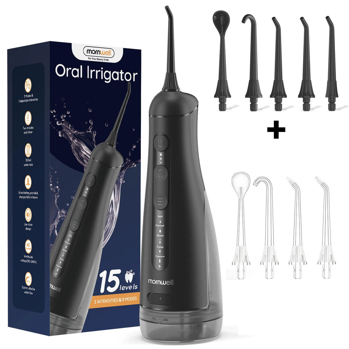 Portable Electric Cordless Water Flosser for Teeth Cleaning