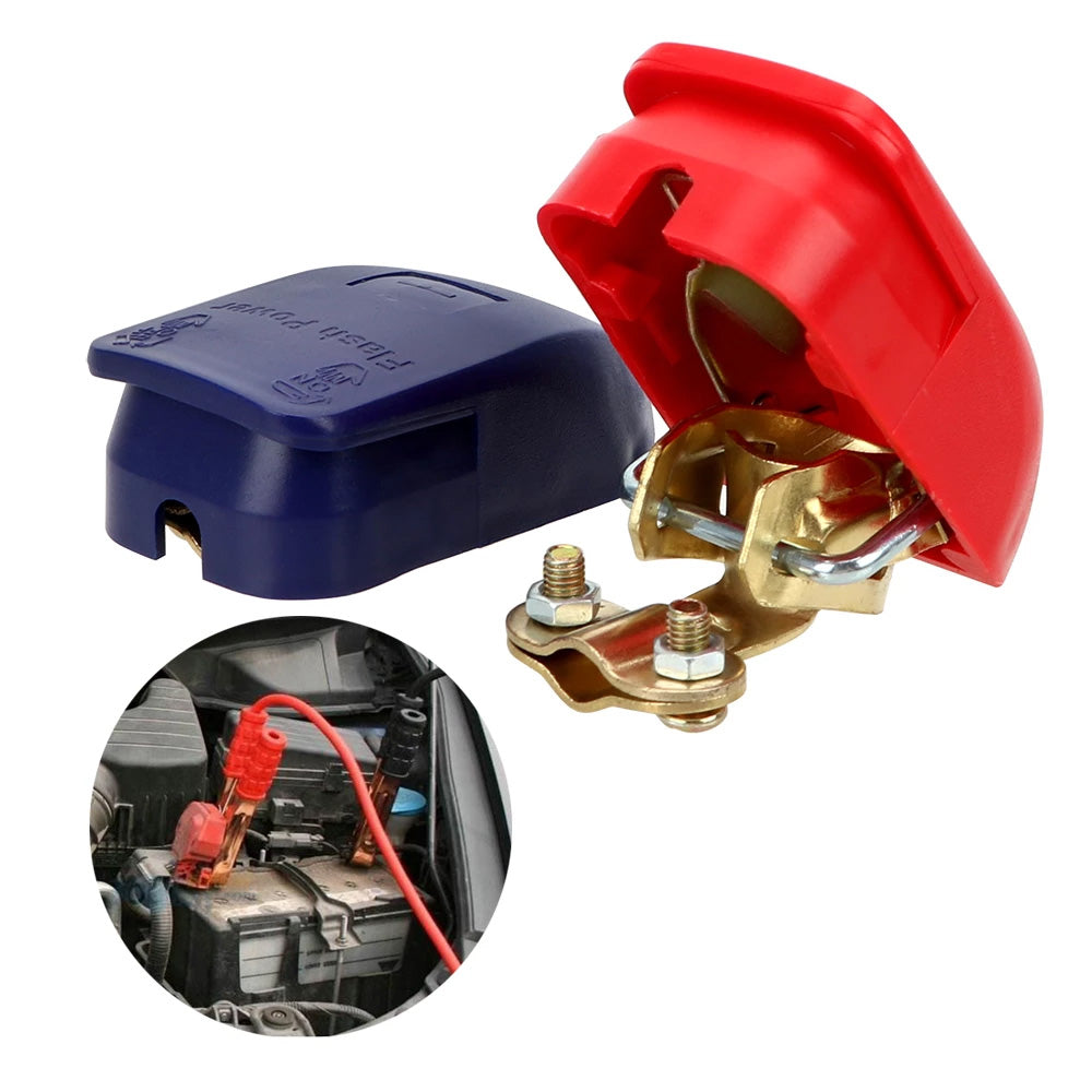 Quick Release Car Battery Terminal Clamps Set - 10