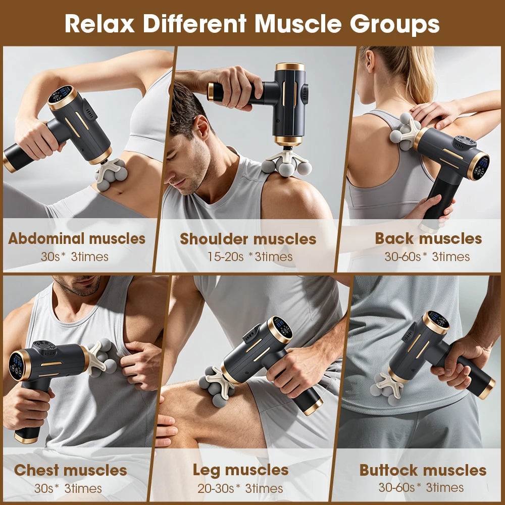 Portable Deep Tissue Percussion Muscle Massage Gun - 11