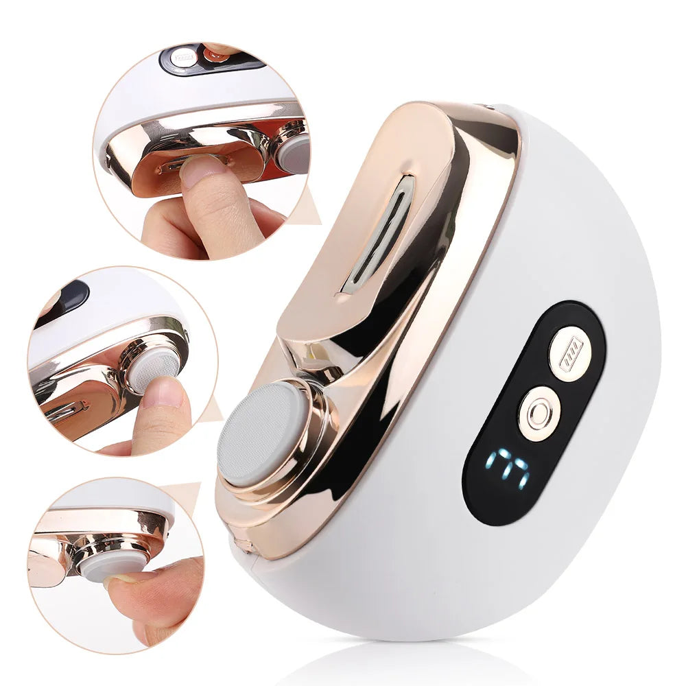Electric 2-in-1 Automatic Nail Clipper and Trimmer