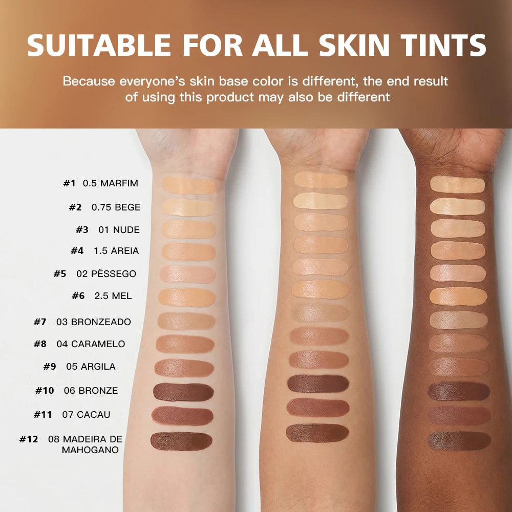 Matte Lightweight Liquid Foundation for Flawless Poreless Skin
