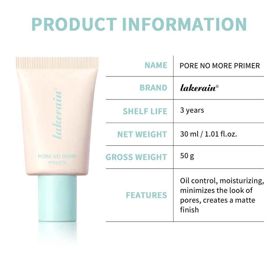 Matte Finish Pore Minimizing Face Primer