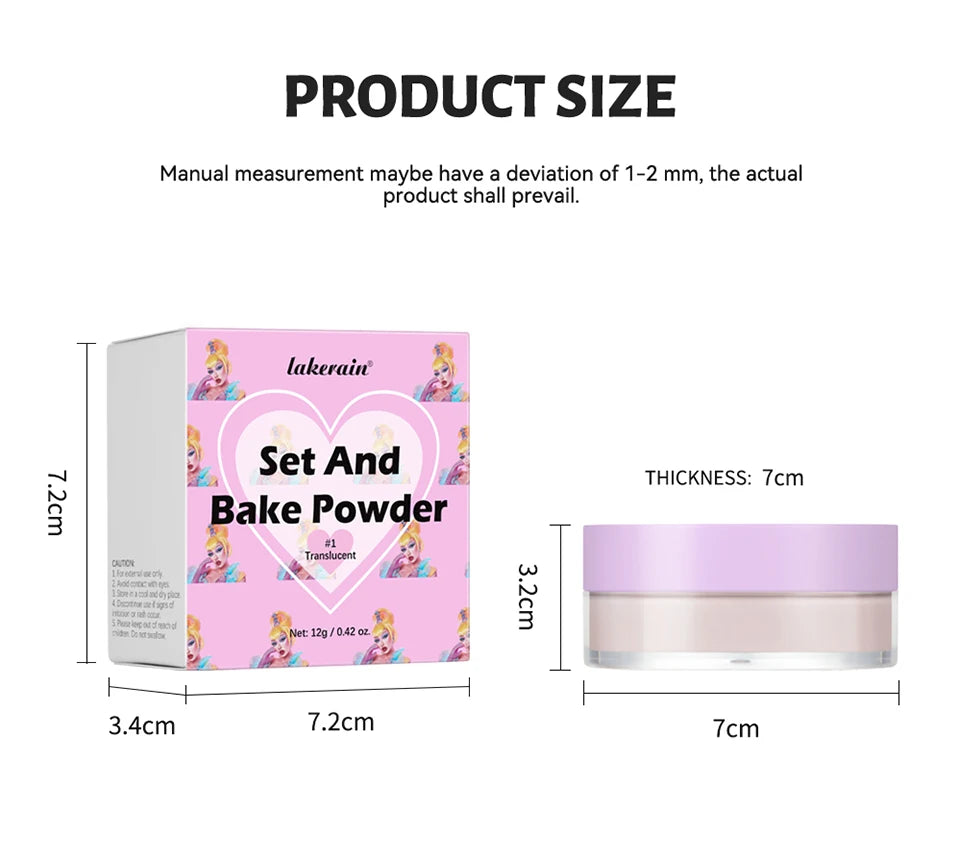 Oil-Control Matte Setting and Baking Face Powder