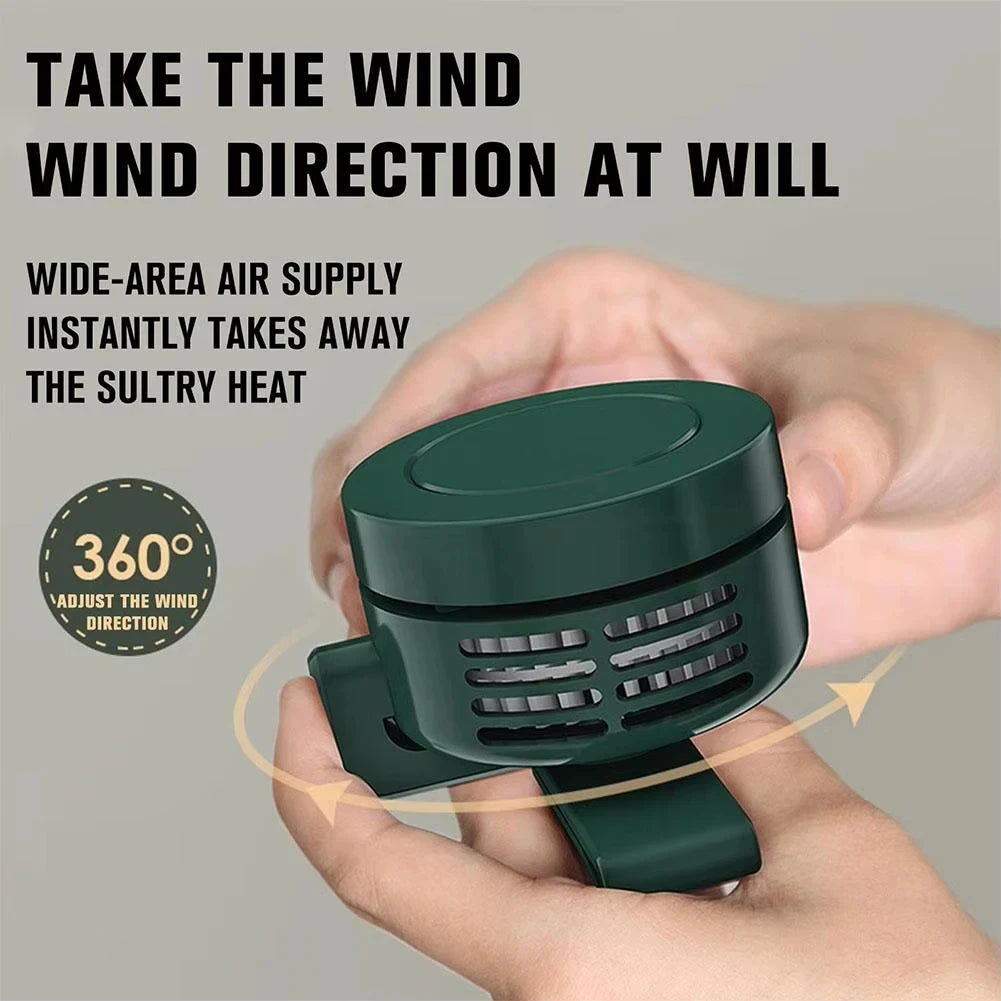 Portable Waist Clip Cooling Fan for Outdoor Activities