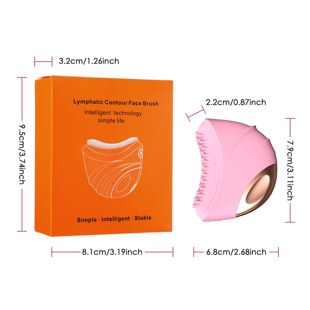 Electric Vibrating Body Contour and Exfoliation Brush