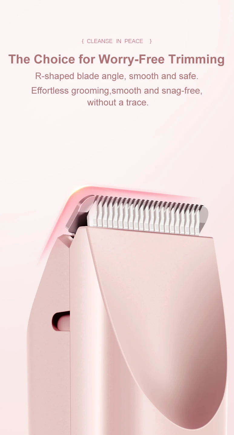 2-in-1 Waterproof Electric Shaver for Face and Body