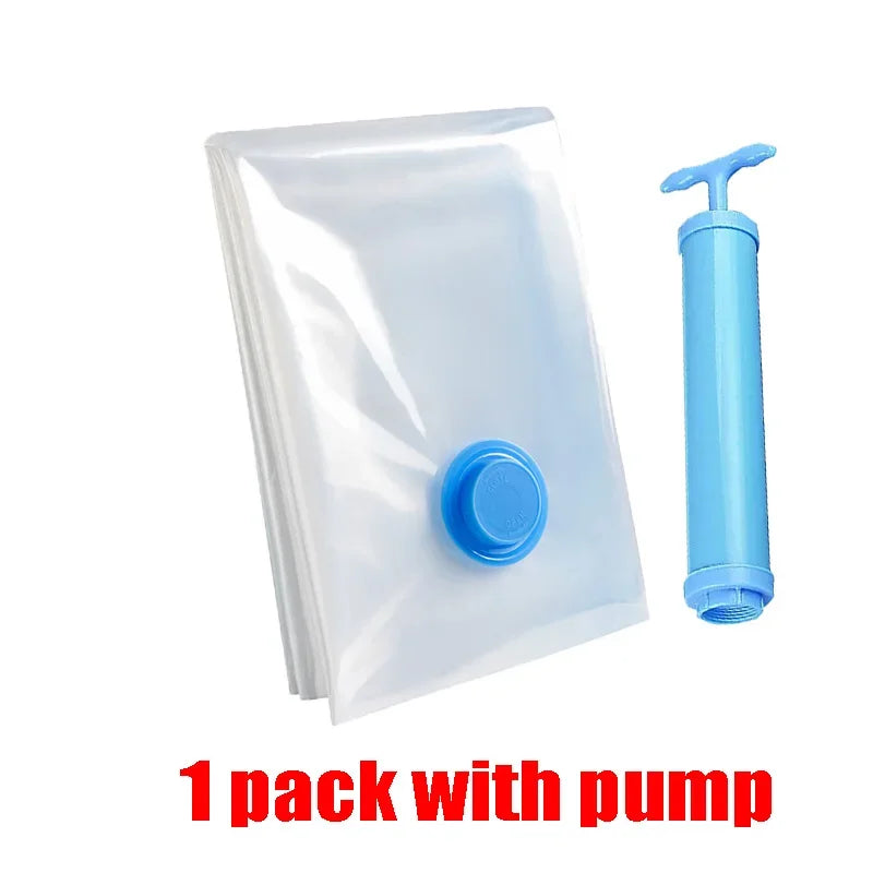 Vacuum Compression Storage Bags with Hand Pump