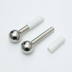Stainless Steel Cooling Ice Globes for Facial Puffiness and Skincare