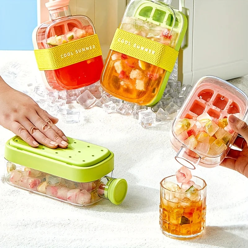 Portable Ice Cube Maker and Storage Bottle - 6