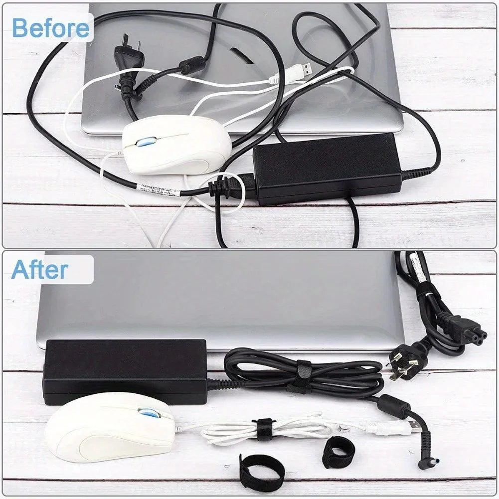 Reusable Nylon Cable Organizer Ties for Cord Management