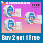 Temporary Silicone Snap-On Denture Set for Smile Whitening