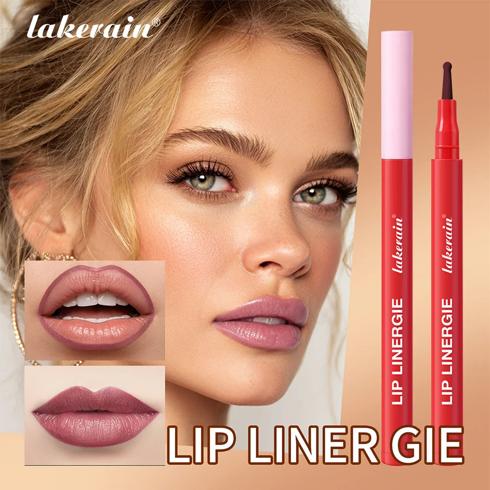Waterproof Ballpoint Felt Tip Lip Liner Stain
