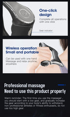 Electric Myofascial Muscle Scraping and Massage Tool