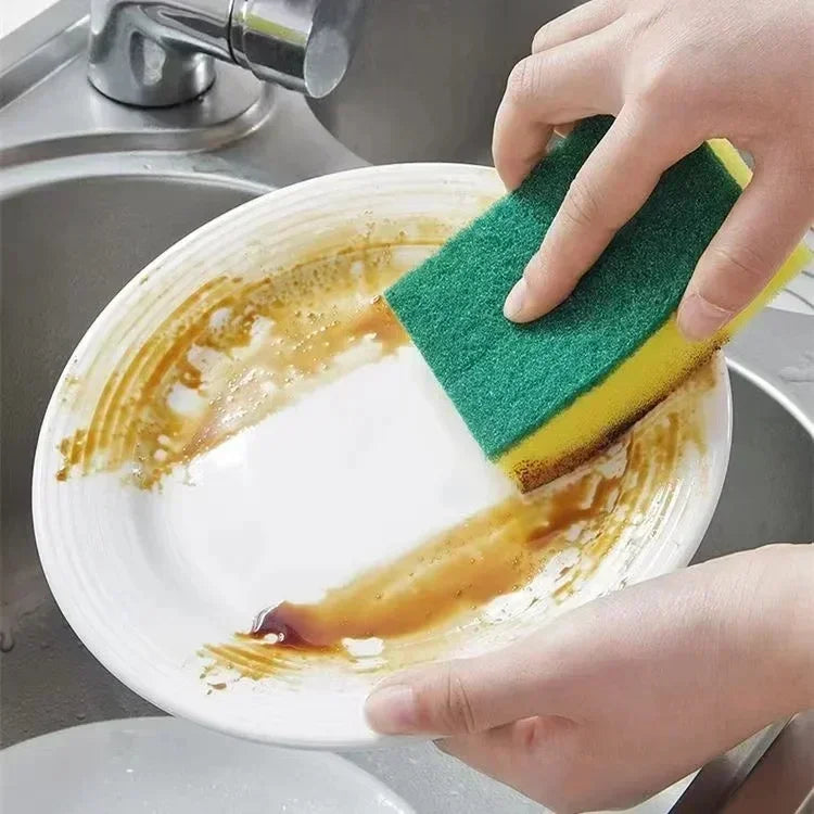 Heavy-Duty Double-Sided Kitchen Cleaning Sponge - 8