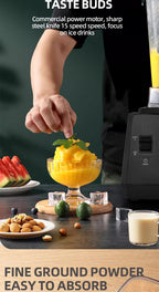 Professional 2L High-Speed Kitchen Blender and Food Processor