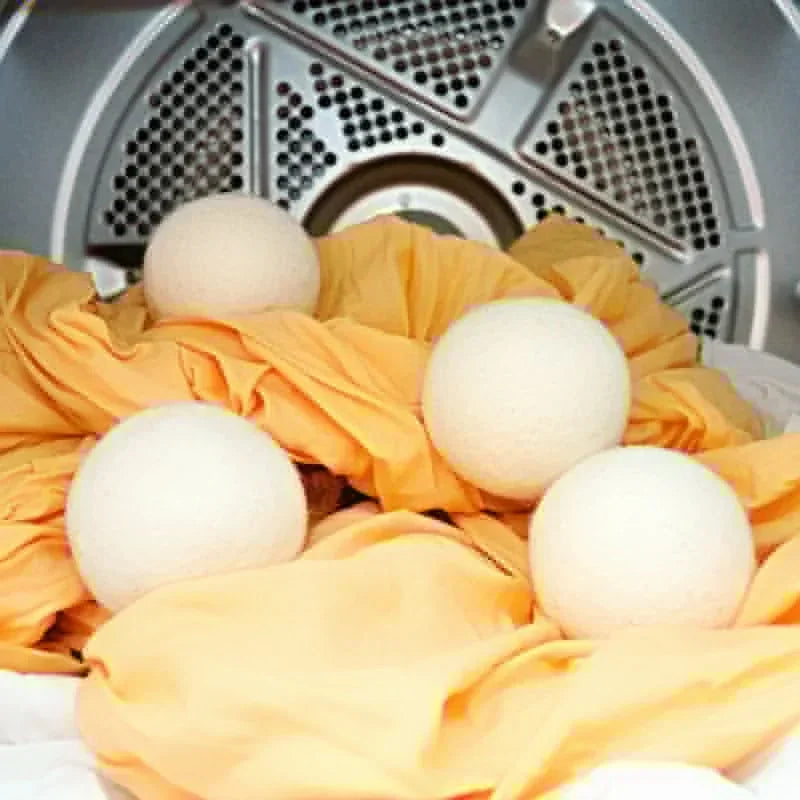 Reusable Wool Dryer Balls for Natural Fabric Softening - 11