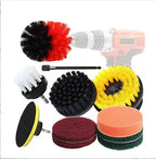 Power Drill Attachment Cleaning Brush Kit