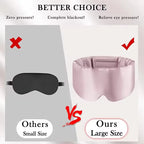 Silk Sleep Mask for Total Blackout and Rest