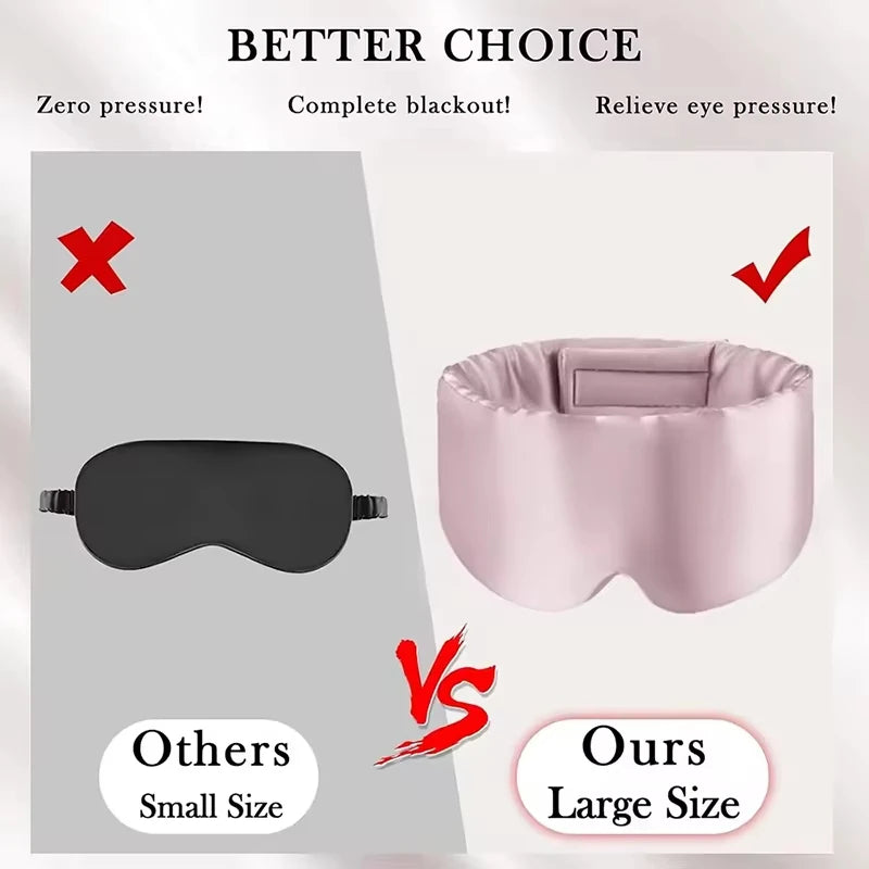 Silk Sleep Mask for Total Blackout and Rest