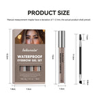 Long-Lasting Waterproof Eyebrow Gel Makeup Set