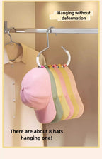 Circle Ring Hat Organizer Rack for Closet