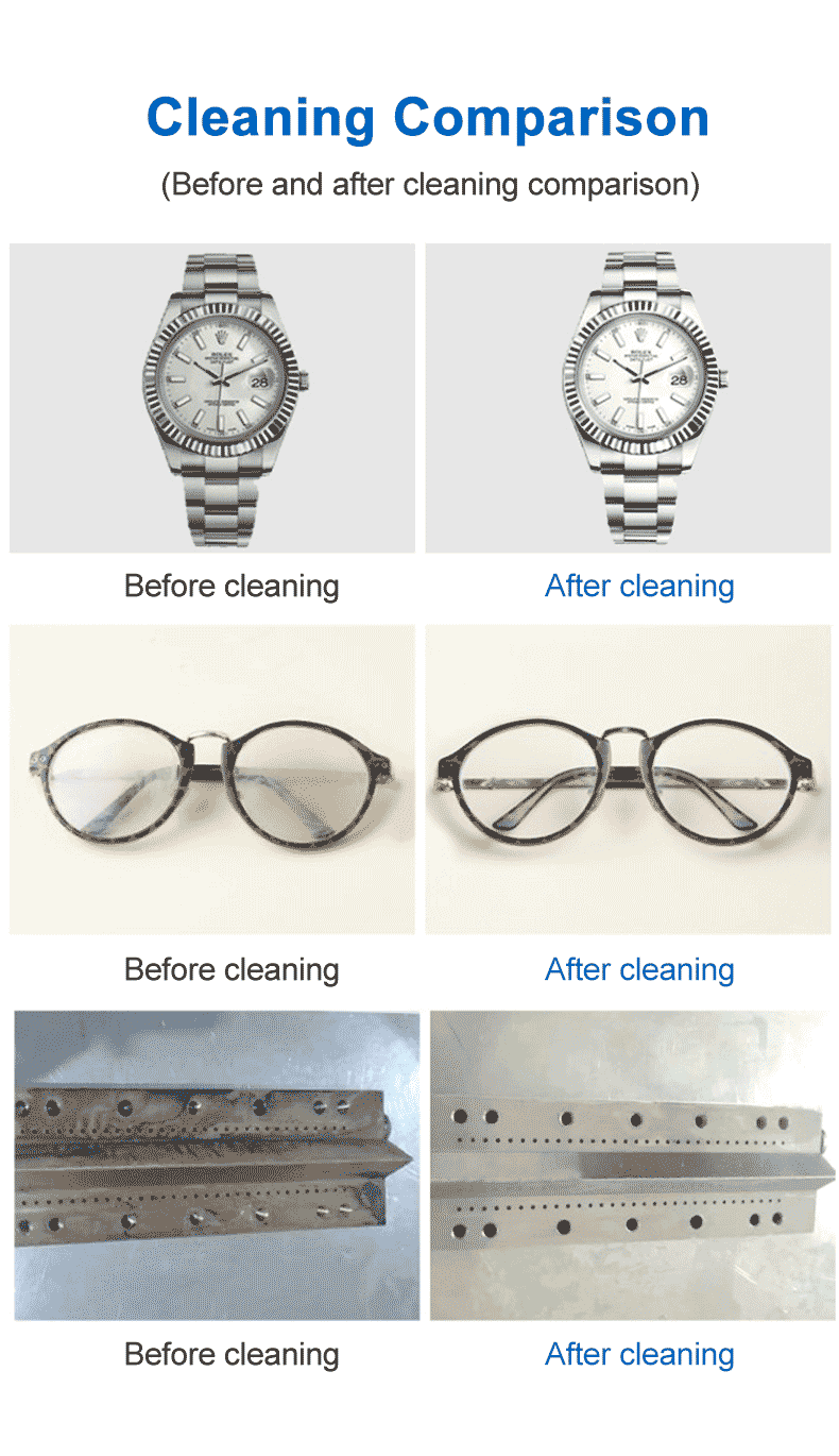 Digital Ultrasonic Cleaner for Jewelry, Watches, and Tools - 10