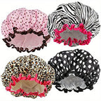 Waterproof Elastic Shower Cap for Hair Protection