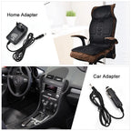 Full-Body Electric Heated Massage Chair Cushion for Home and Car